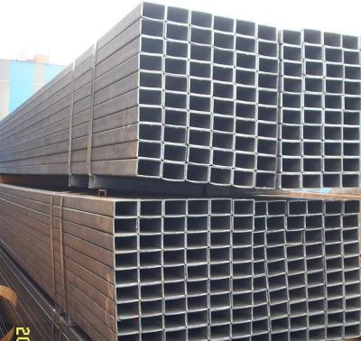 China Los GB estándar enrarecen el acero hueco cuadrado de la tubería de la tubería de acero de la pared por la prueba hidráulica en venta