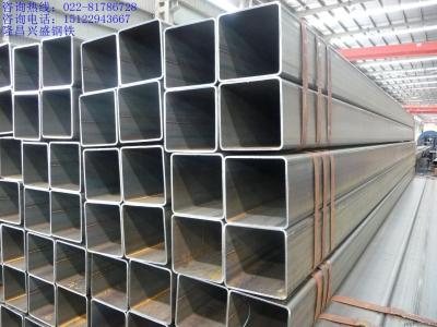 中国 非合金によって溶接される電流を通された空の正方形の鋼鉄管セクション黒10mmの厚さ 販売のため