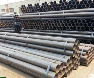 China A53 / ASTM 5L Round Hollow Steel Pipe , Seamless Boiler Tubes High Frequency Welded for sale