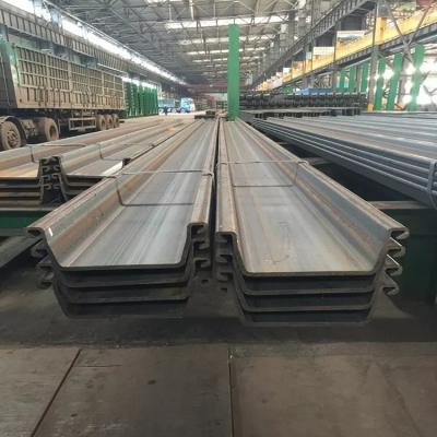 China Hot Rolled U Shaped Water Stop Steel Sheet Pile 100-600mm Height for sale