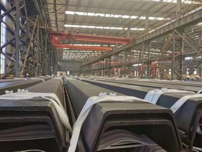 China Custom Made U Z Type Steel Sheet Piles  Good Water Good Interchangeability And Reusable for sale