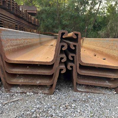 China Hot Rolled SY295 SY390 U Type Sheet Pile Tailor Made For Construction for sale