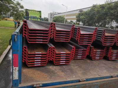China High Strength Steel Sheet Pile Water Tightness Easy Construction for sale