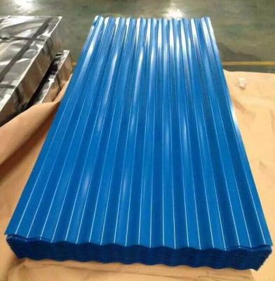Chine Colorez la toiture ondulée enduite des tuiles de toit de bâtiment d'acier de tôles de toiture PPGI à vendre