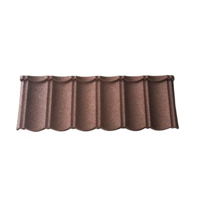 China 0.35mm Classic Type Stone Coated Metal Roof Tiles / Residential House Metal Roofing for sale