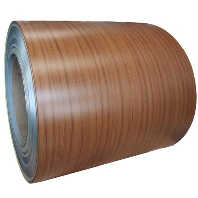 Chine La feuille en bois de bobine du grain PPGI/a enduit la bobine d'une première couche de peinture en acier galvanisée gigaoctet standard à vendre