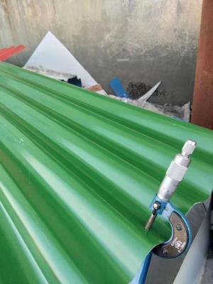China Steel Building Roof Tiles , Aluminum Color Coated Corrugated Roofing Sheets for sale