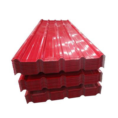 China Pre-painted Galvanized Steel Roofing Sheet in Red Color for Villas for sale