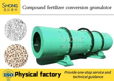 China 100,000 Tons / Year Rotary Drum Granulator NPK Production Line Ball Shape fertilizer granulator for sale