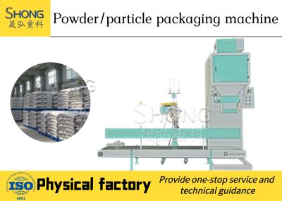 China Pellets Production Line Fertilizer Packaging Machine,  Gray Color Fertilizer Bagger for sale