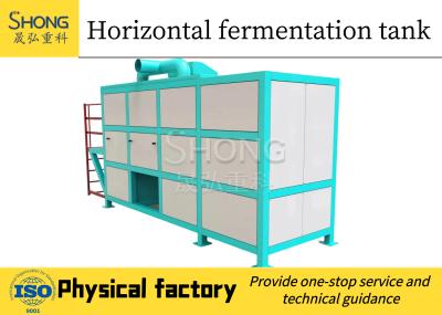 China Organic Fertilizer Fermentation Equipment Chicken Manure Compost Machine 10CBM for sale