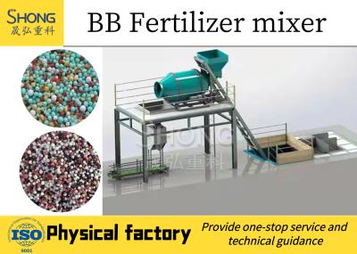 China 8-15t/H Automatic Bulk Blending BB Fertilizer Production Line 12 Months Warranty for sale