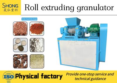 China Dry Chemical Fertilizer Granulator Machine 2.5t/H Double Roller Extrusion for sale