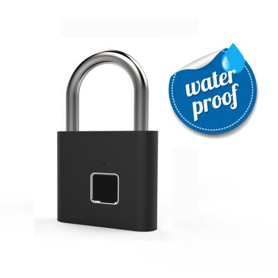 중국 Fingerprint Padlock Fingerprint Waterproof Keyless Anti-Theft Security Digital Lock Portable for Locker, Gym, Door 판매용