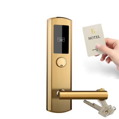 China Tarjeta con tarjeta dominante elegante electrónica de la cerradura de puerta del hotel de la seguridad del Rf de la cerradura elegante en venta