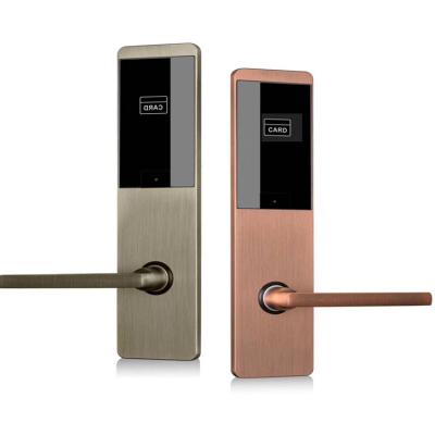 China Guesthouse Rfid Key Card Lock FCC Smart Card Door Lock Digital for sale
