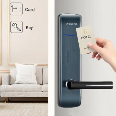 China Keycard Intelligent Door Lock 13.56Mhz Rfid Door Lock System Hotel for sale