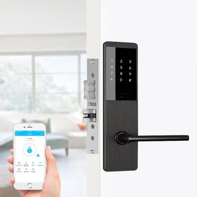 China Keyless FCC App Controlled Door Lock 300mm Digital Main Door Lock for sale