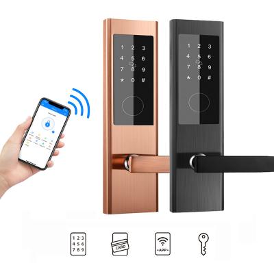 China Password 8X AAA 300mm Apartment Smart Door Lock Electronic for sale