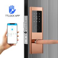 China Stainless Steel Smart Card Password Apartment Smart Door Lock with TTlock app zu verkaufen