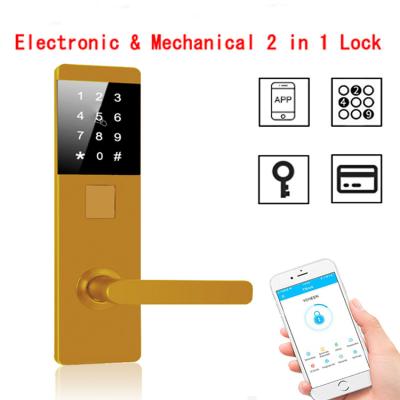 China 4 Unlocking Ways Password App Keyless Digital Door Lock for Apartment Home Office à venda