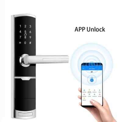 China FCC Digital Smart Door Lock Office Password Unlock Apartment Zinc Alloy for sale
