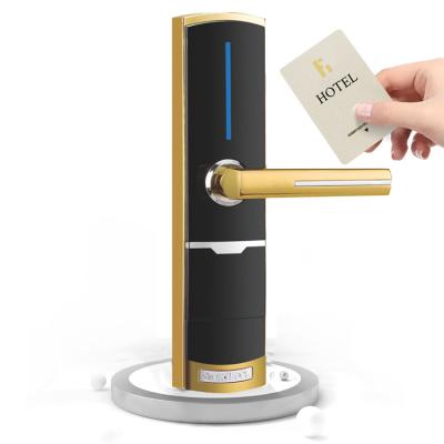 China Apartamento electrónico de la aleación del cinc de la tarjeta de las cerraduras de puerta de Smart del hotel de la FCC en venta