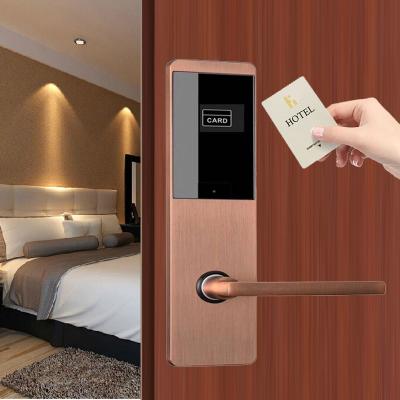 China ANSI Commercial Rfid Door Lock System 300mm Electronic Card Swipe Door Locks for sale