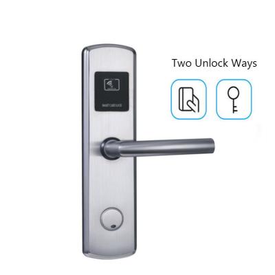 China ID Rfid Card Lock System Sus304 Smart Handle Door Lock Waterproof for sale