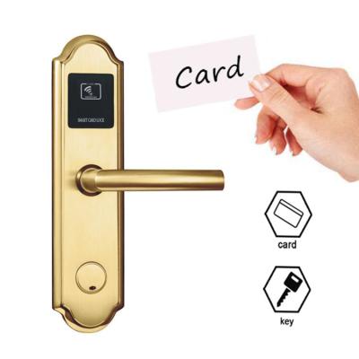 China MF1 Security Electronic Key Card Door Locks Sus304 Free Management Software for sale