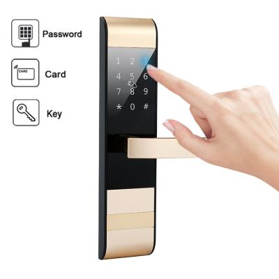 China Apartment Electronic TTlock Password Door Locks 72mm Touch Keypad Lock for sale
