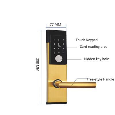 China FCC Keyless das fechaduras da porta espertas eletrônicas do código 120mm da senha à venda