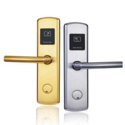 China SS304 Hotel Electronic Locks 4x AAA Hotel Card Door Lock System for sale