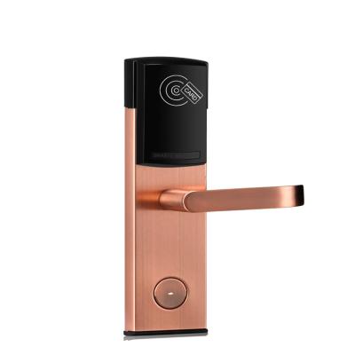 China FCC Keyless Door Lock  Ss304 Hotel Door Key Card System for sale