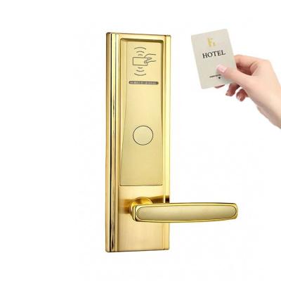 China FCC Key Card Access Door Locks 280mm Key Swipe Door Locks for sale