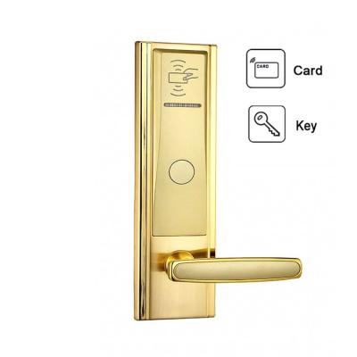 China Hotel 125khz Electronic Smart Door Locks. T5577 Rfid Key Card Lock for sale