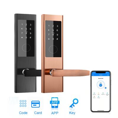 China 75mm RFID Smart Card Door Lock Mifare Bluetooth Entry Door Lock for sale