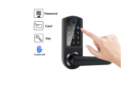 China Fechadura da porta do teclado numérico do écran sensível de TTlock da fechadura da porta da senha da impressão digital de Bluetooth à venda
