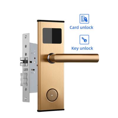 China La seguridad de la puerta del hotel de Cerradura cierra de la tarjeta alcalina 1.5V las cerraduras de puerta elegantes MF1 en venta