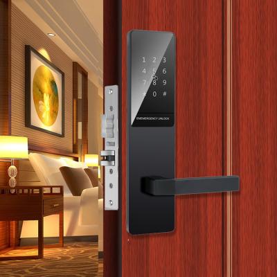 China Aluminium Alloy Keyless Wifi Lock Pin Code 65mm Thickness For Airbnb Apartment for sale