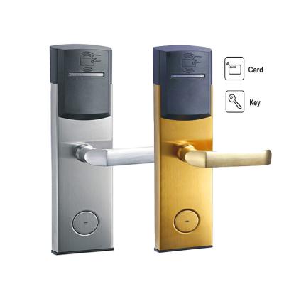 China RFID Electronic Key Card Locks DC6V FCC Stainless Steel For Hotel Room for sale