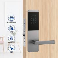 Cina 4 in 1 appartamento in lega di alluminio smart TTlock Chiusura porta con tastiera touch in vendita