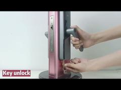 Aluminum Alloy Safety Smart Fingerprint Door Lock for Home Apartment