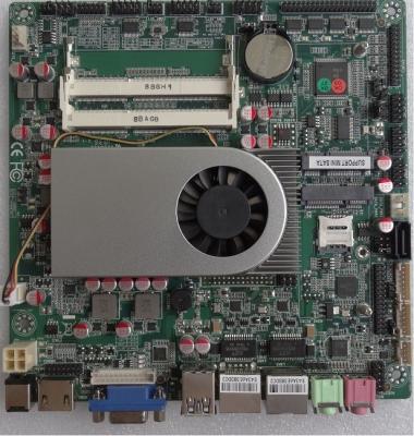 China J6412DL268 CPU Mini ITX Thin Motherboard 2LAN 6 RS232 Serial 8USB for sale