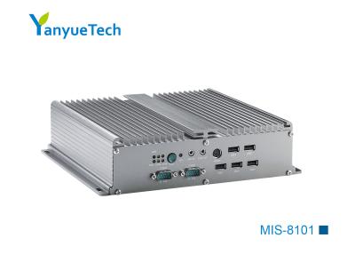 중국 MIS-8101은 팬없이 PC / 1037U CPU 팬없이 내장된 박스 Pc 이중 네트워크 6 시리즈 6 USB를 권투합니다 판매용