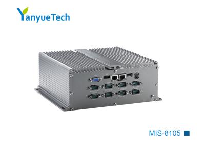 China MIS-8105 Fanless Box PC / Fanless Embedded System 1037U CPU Dual Network 10 Series 6 USB for sale