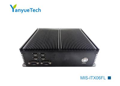 China Embedded Fanless Box PC Industrial Computer Generations I3 I5 I7 U Series CPU 2LAN 6COM 6USB for sale