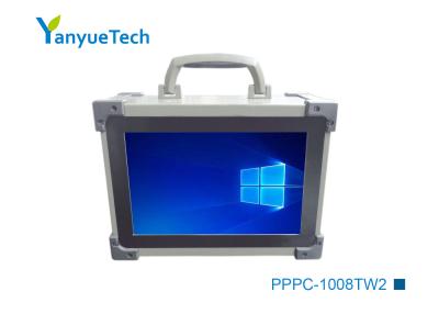 China Pppc-1008tw2 Erweiterung der tragbares industrielles PC 10,1“ Breitbild-kapazitive Noten-1 PCIE zu verkaufen