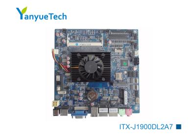 China ITX-J1900DL2A7 Industrial PC Mini ITX Motherboard Soldered Onboard Intel J1900 CPU 10 COM for sale