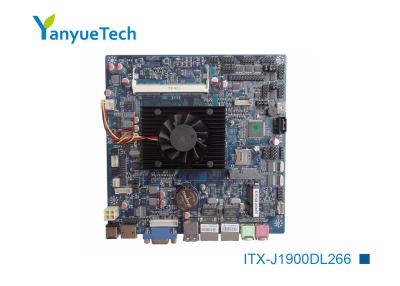 China Mikrosockel itx-ITX-J1900DL267 Brett-1 X DDR3 SO-DIMM, die bis zu 8GB SDRAM 2 Gigabit LAN stützen zu verkaufen